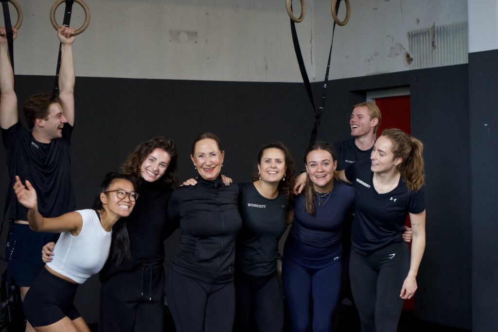 Een deel van het Workout team